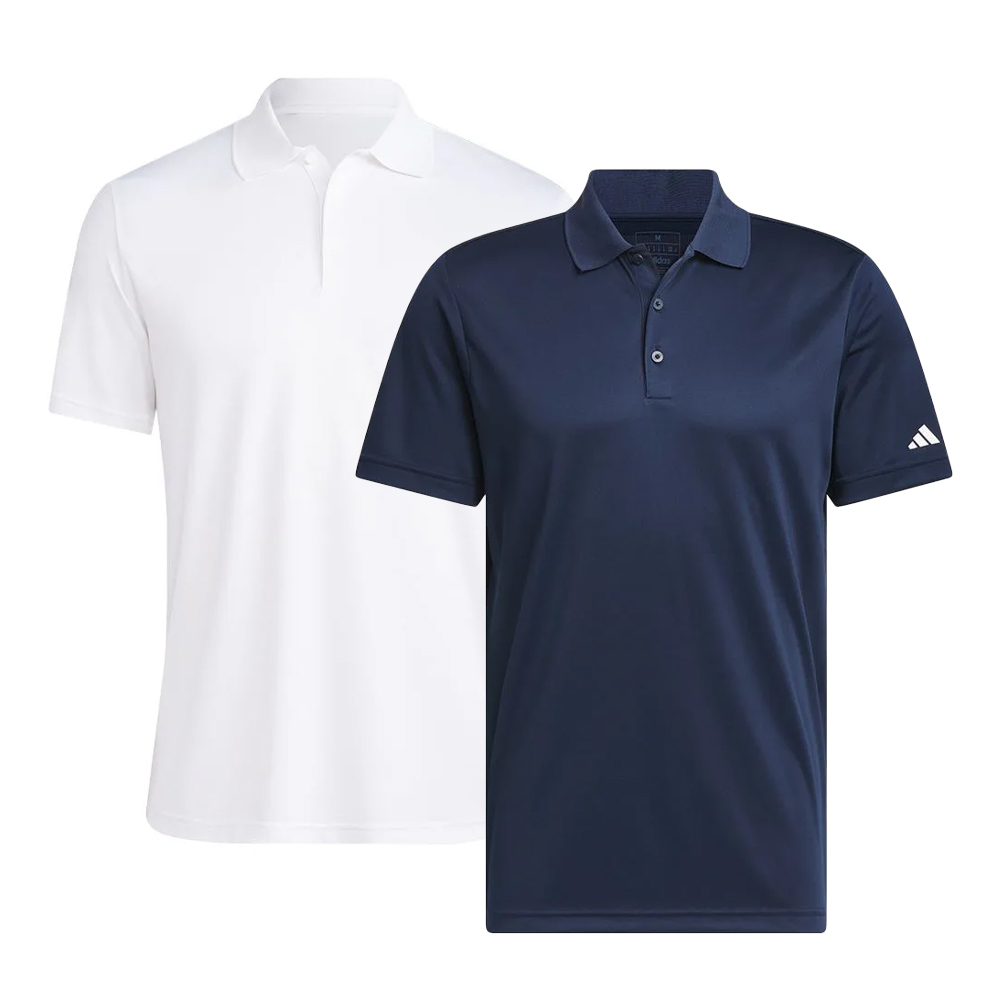 Performance Pique Herre 2 Pack Hvit/Navy