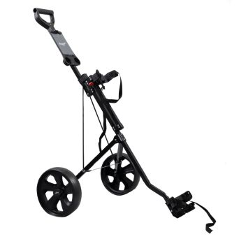 Golftralle 2 Hjul Svart