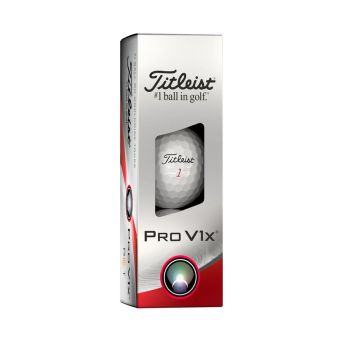 Pro V1x RCT 2023 Golfball Hvit 3 Pack