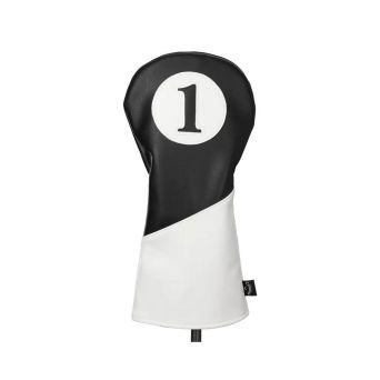 Vintage Driver Headcover Svart/Hvit