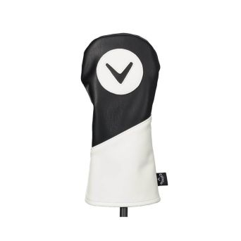 Vintage Fairway Headcover Svart/Hvit