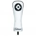 Headcover Leather Wood Hvit/Svart