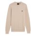 Crew Neck Genser Herre Beige