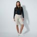 Lyric Bermuda Shorts 60cm Dame Beige