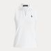 Sleeveless Pique Dame Hvit