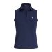 Sleeveless Pique Dame Navy