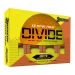 Q-STAR Tour 2 Divide Golfball Gul/Oransje