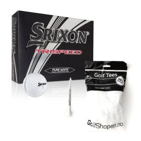 TriSpeed 4 3-Lags Golfball og Golfpegger
