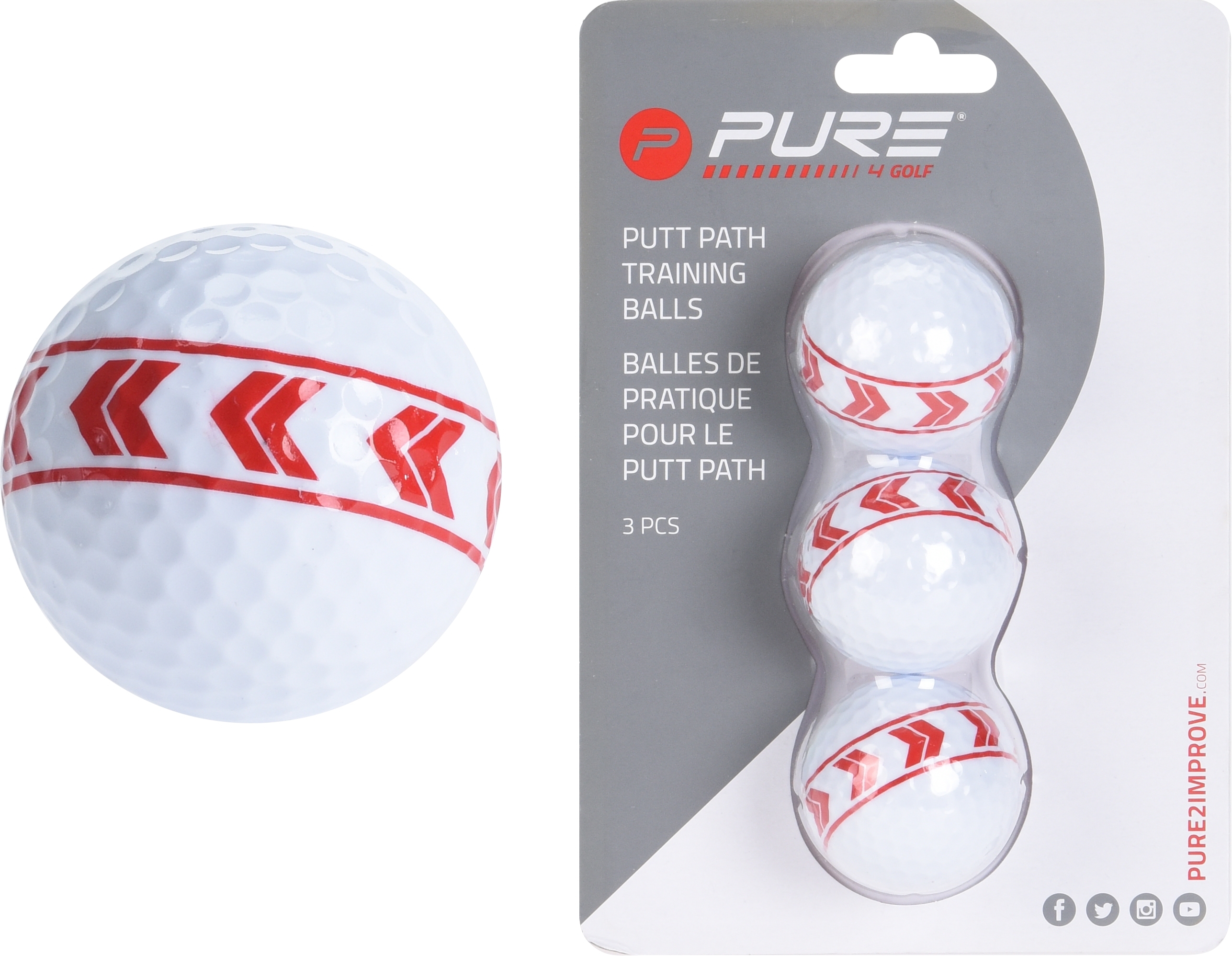 Align Golfballer 3stk