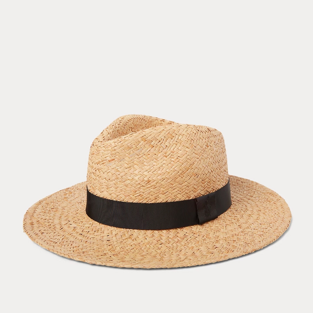 Raffia Fedora Solhatt