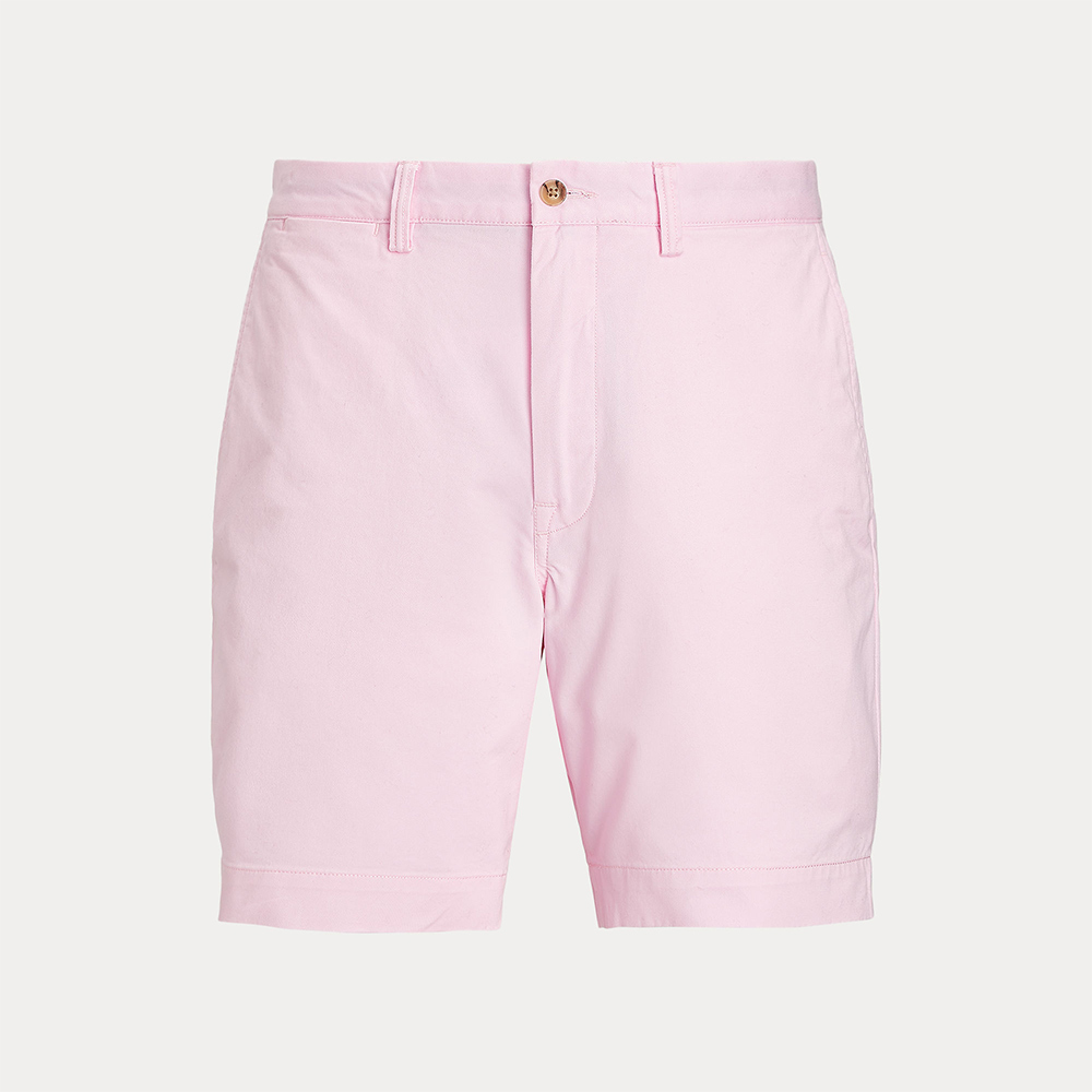 Stretch Straight Fit Chino Shorts Herre Rosa
