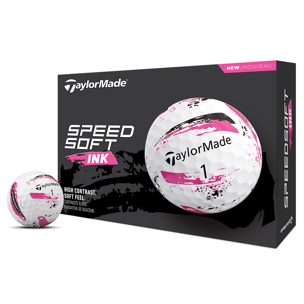 SpeedSoft Ink Golfball Rosa/Hvit