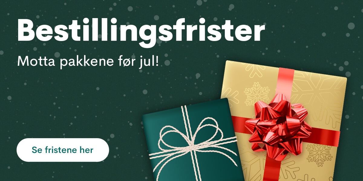 Bestillingsfrister julen 2023